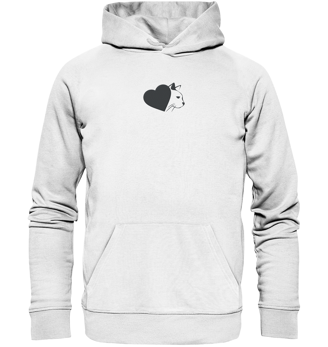 KatzenLieb Shirt - Organic Hoodie (Stick)